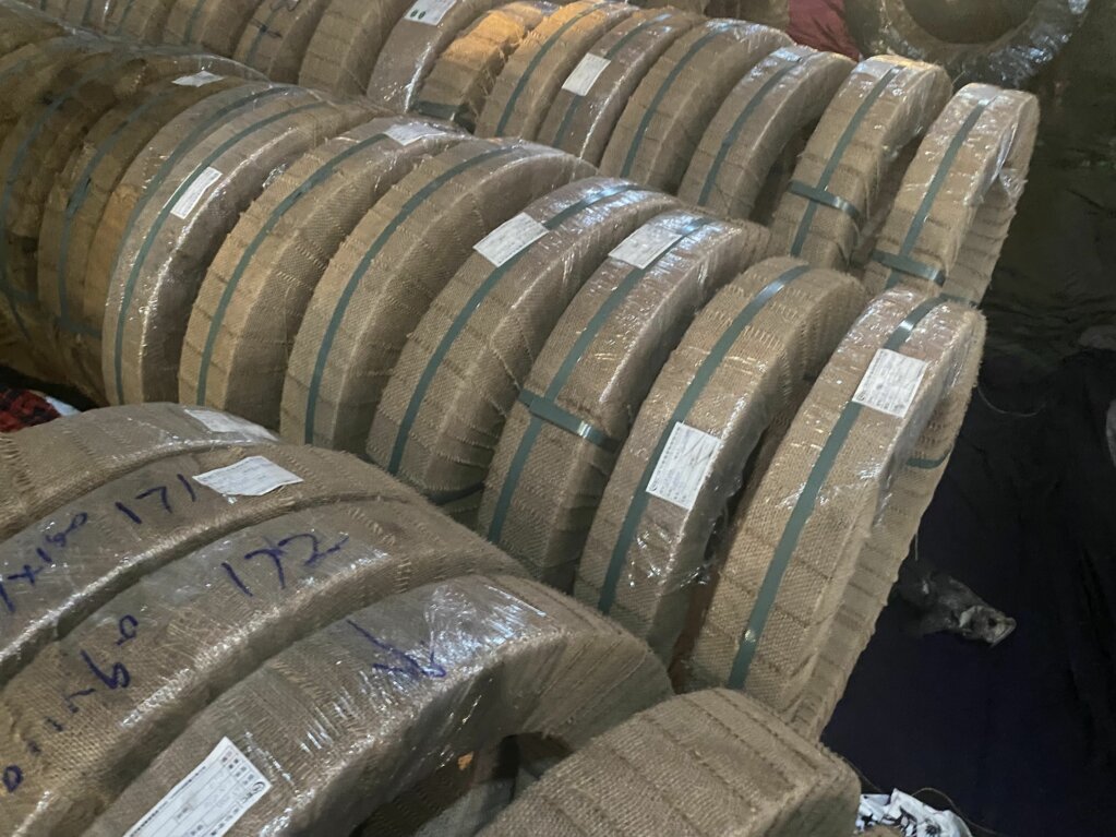 High Carbon Steel Coils in package